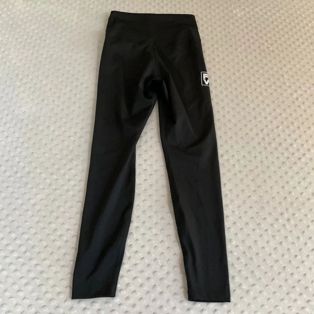 Nike Dri-FIT Leggings Women Small Black High Waisted FSVC Logo Activewear